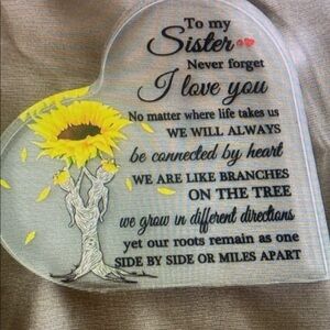 Heart-Shaped Sunflower/Sister